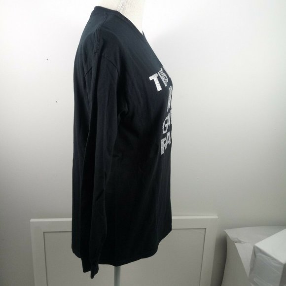 Game Face Long Sleeve Tee Medium Black & Silver - Picture 4 of 14